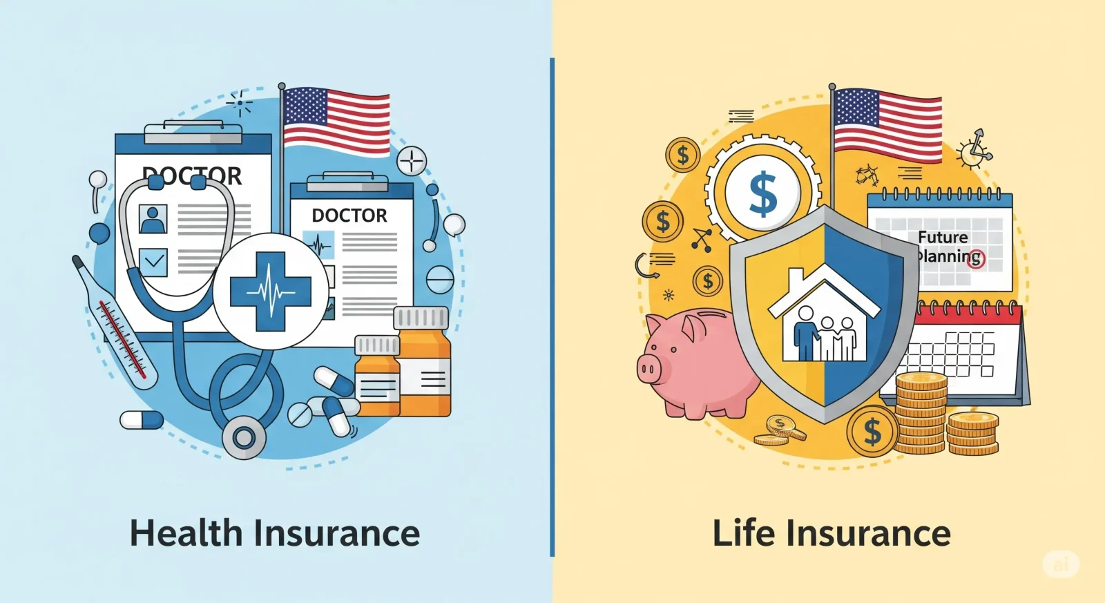 Choosing Between Health and Life Insurance: A US Guide